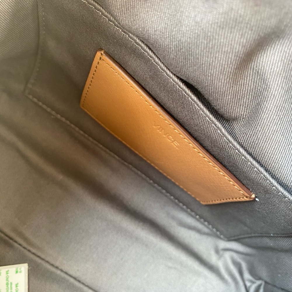 Vince Tan Leather Satchel Bag - Picture 7 of 11